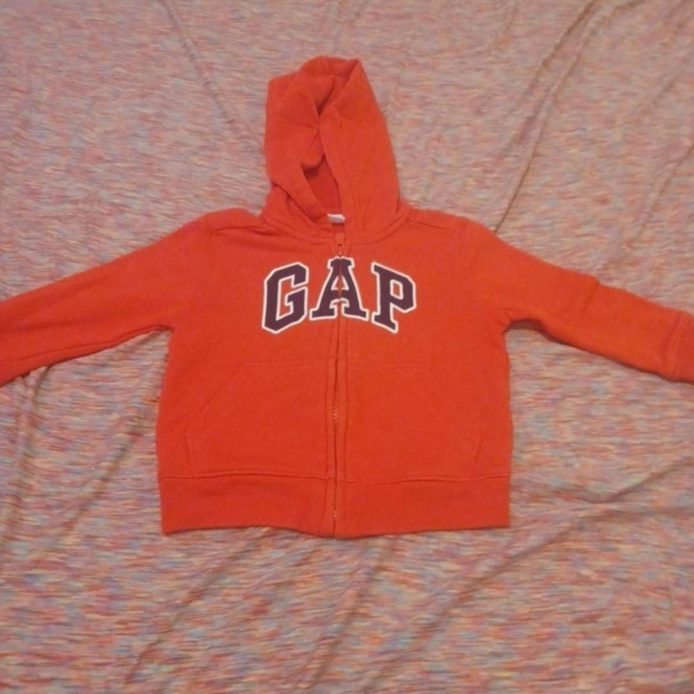 GAP Kids Vibrant Red Zip-Up Hoodie